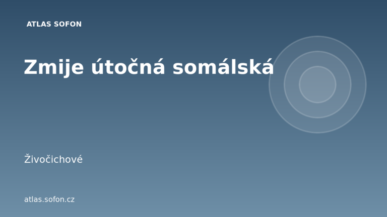 Zmije útočná somálská