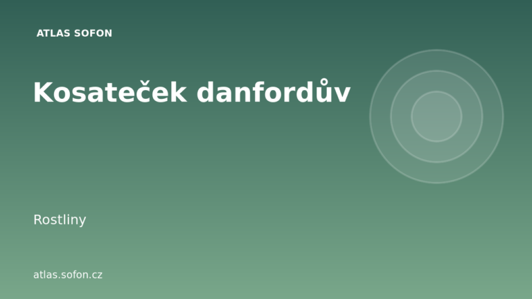Kosateček danfordův