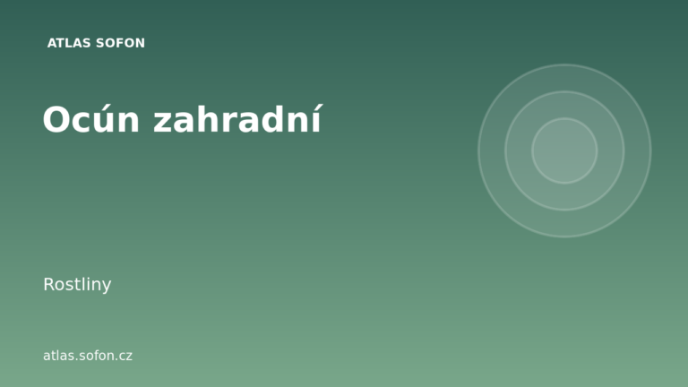 Ocún zahradní