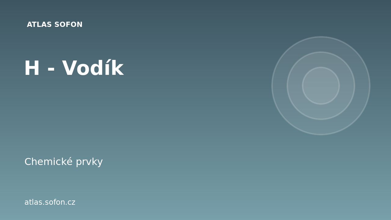 H – Vodík