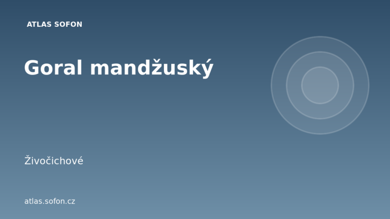 Goral mandžuský