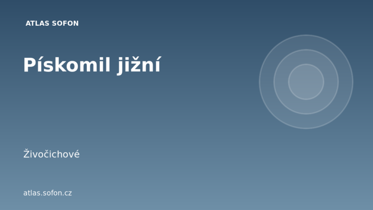 Pískomil jižní